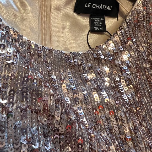 Le Chateau Sequin Long Sleeve - Picture 3 of 4
